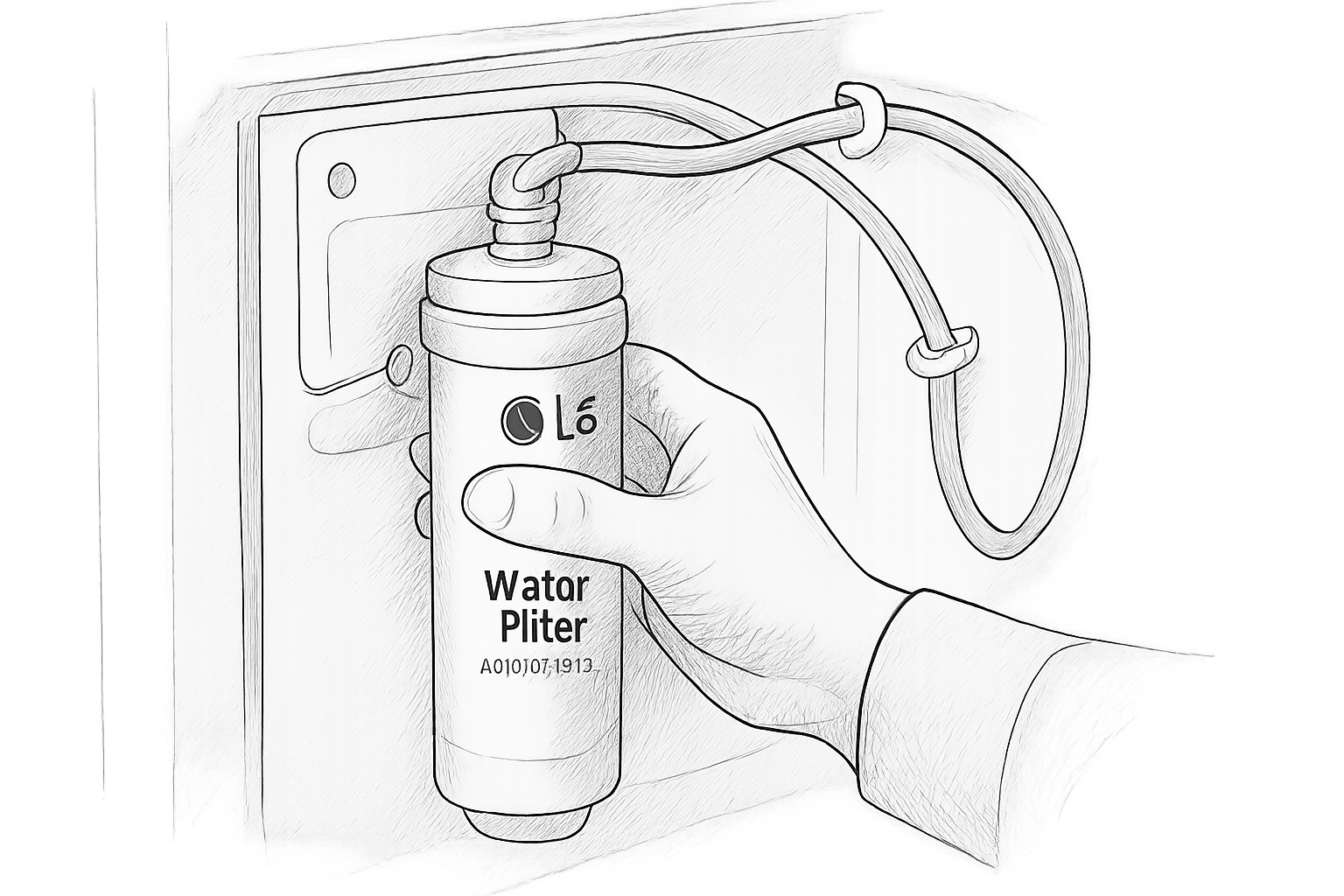 changer filtre frigo américain lg