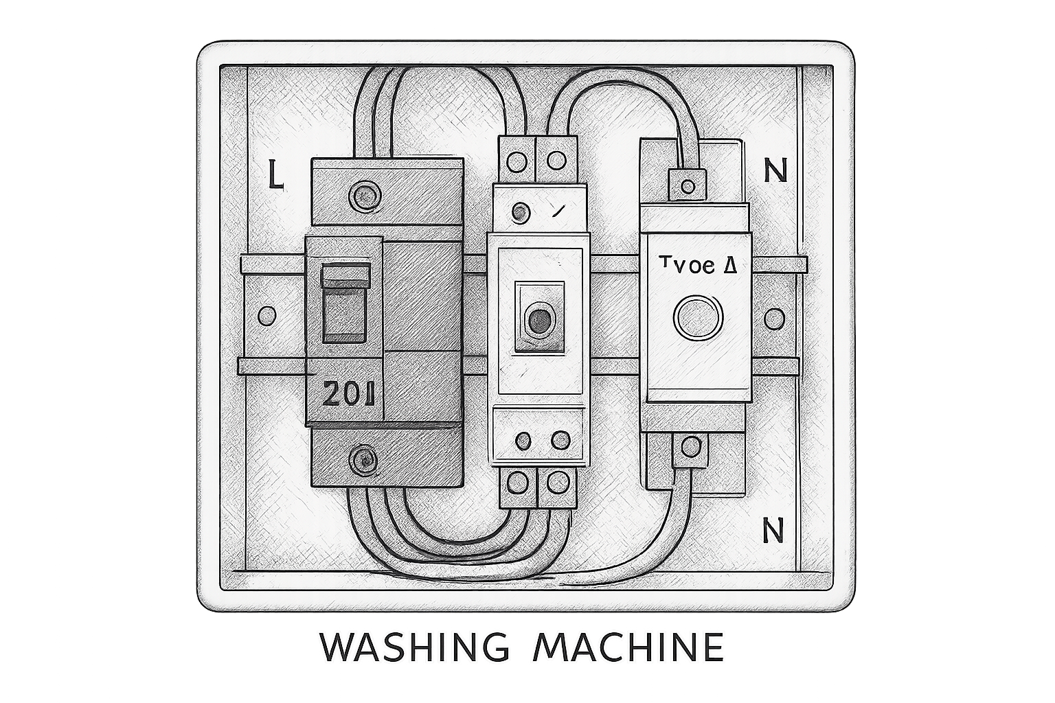 disjoncteur machine à laver