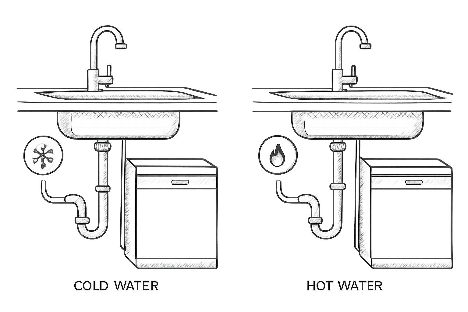 lave vaisselle eau froide ou chaude
