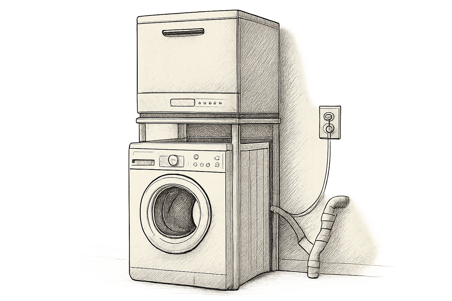 lave vaisselle et lave linge