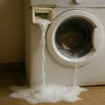 Machine à laver qui déborde par le bac à lessive ? Voici pourquoi et comment réparer la fuite