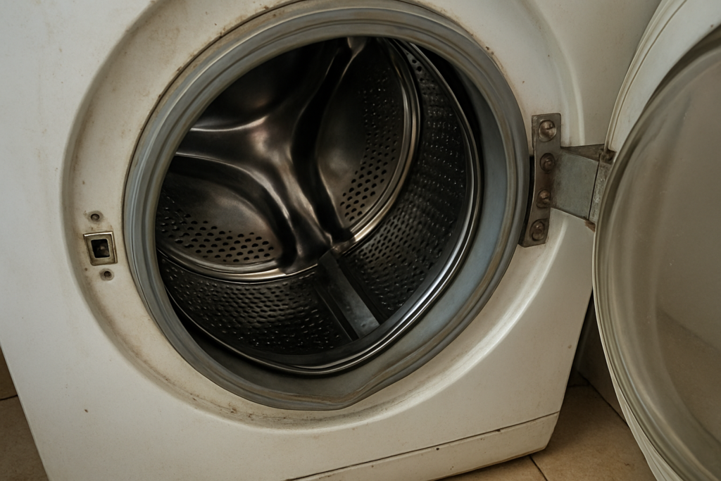 Tambour lave-linge désaxé : causes, symptômes et solutions pour le réparer